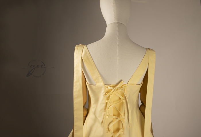 Corset din bumbac fără balene – Colecția Brâncuși | Zoe Creativ [2]