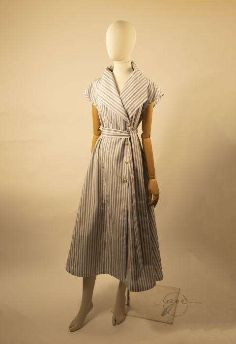 Rochie Maxi Fluizată din bumbac 100% Zoe | Atelier Zoe [2]