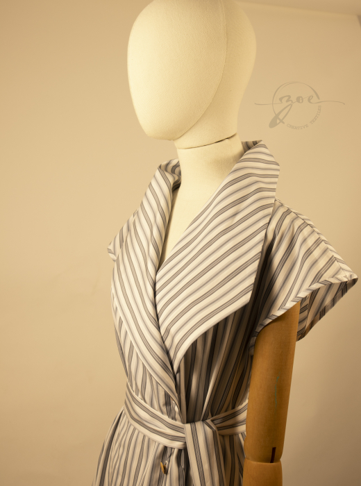 Rochie Maxi Fluizată din bumbac 100% Zoe | Atelier Zoe [4]