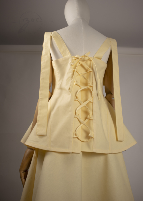 Corset din bumbac fără balene – Colecția Brâncuși | Zoe Creativ [5]