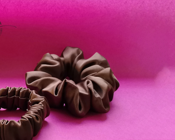 Mediu Scrunchie din Mătase Naturală [2]