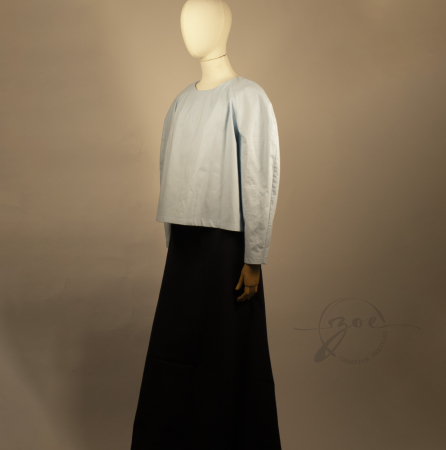 Camasi - Cămașă din bumbac poplin oversize | Linii Esențiale
