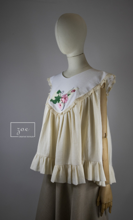 FLOARE DE BUMBAC - bluza-zoe-strop-de-roua-panza-topita-moale-larga