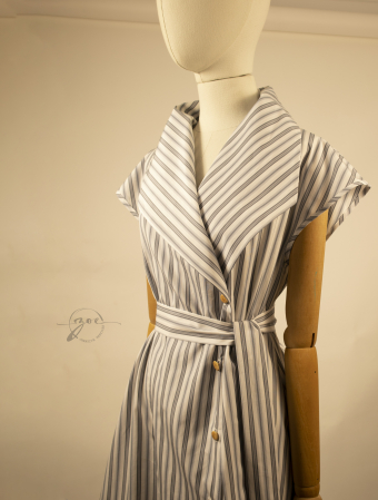 Rochie Maxi Fluizată din bumbac 100% Zoe | Atelier Zoe [4]