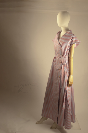 Rochie Maxi Fluizată din bumbac 100% Zoe | Atelier Zoe [4]