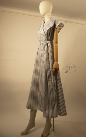Rochie Maxi Fluizată din bumbac 100% Zoe | Atelier Zoe [2]