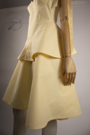 Corset din bumbac fără balene – Colecția Brâncuși | Zoe Creativ [10]