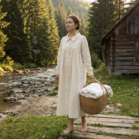 Rochii - rochie-zoe-izvor-de-canepa-naturala