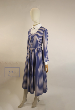 rochie-zoe-lumina-zorilor-poplin-bumbac-maneca-lunga-lungime-3-4-guler-camasa [4]