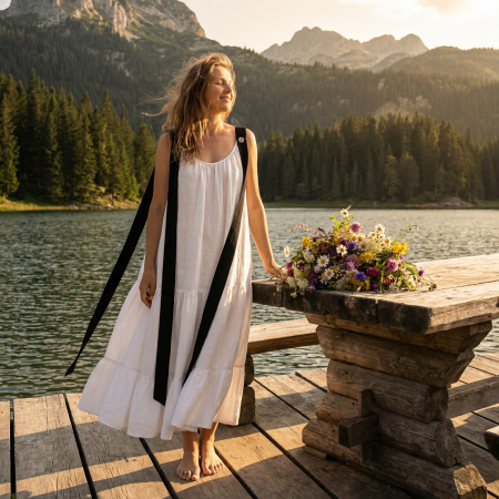 Rochii - rochie-zoe-firul-vantului-panza-topita