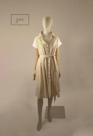 FLOARE DE BUMBAC - rochie-zoe-adierea-florilor-panza-topita-broderie-florala