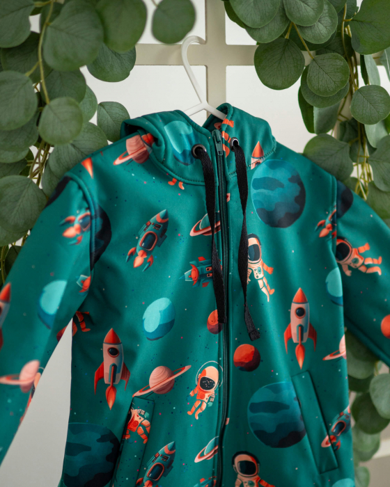 Jacheta din softshell cu imprimeu cu astronauti [2]