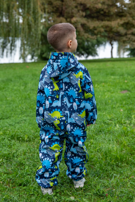 Salopeta din softshell cu imprimeu dinozauri [4]