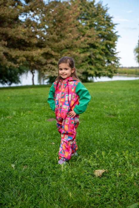 Salopeta din softshell cu imprimeu fructe colorate [3]