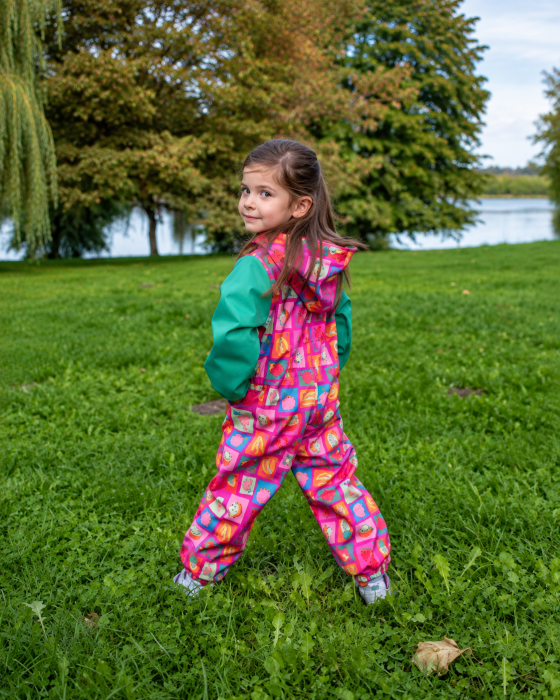 Salopeta din softshell cu imprimeu fructe colorate [4]