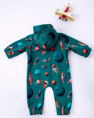 Overall din softshell cu imprimeu cu astronauti [3]