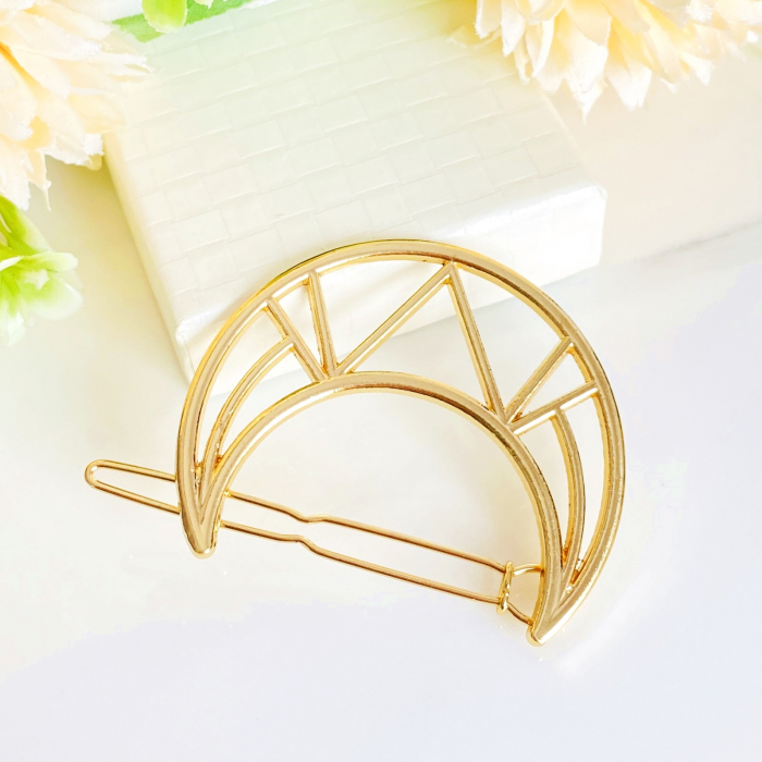 Agrafe de Par Semiluna Luna Aurie, Clama, Accesorii Par [7]