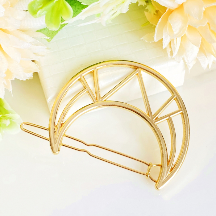Agrafe de Par Semiluna Luna Aurie, Clama, Accesorii Par [6]