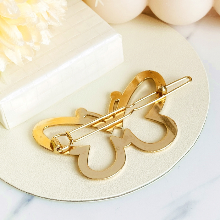 Clama Fluture, Agrafa de Par, Accesorii Par, Clama metal [7]