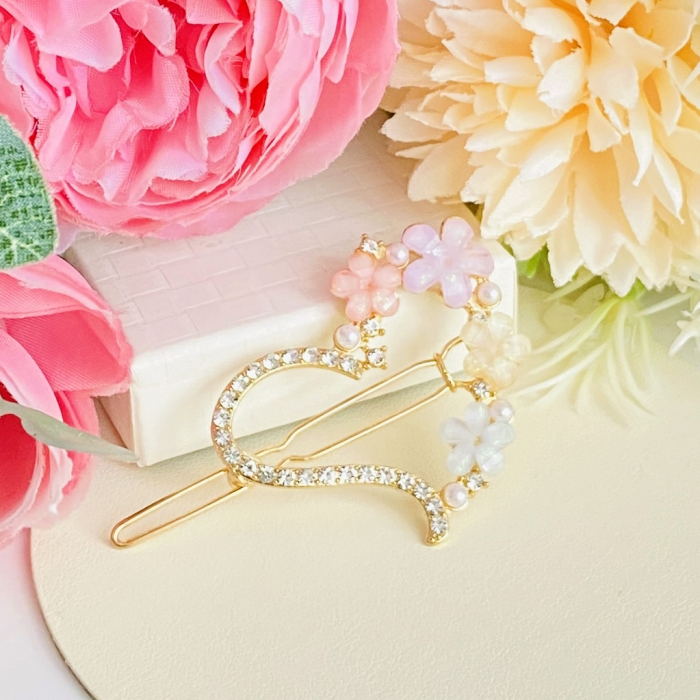 Agrafa Par Inima & Flori Colorate, Accesorii Par [8]