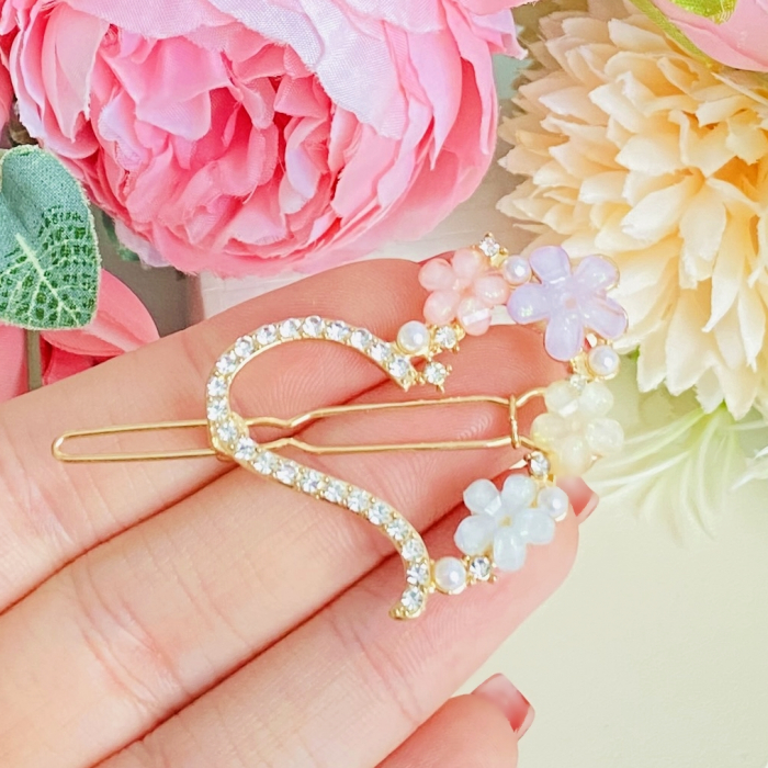 Agrafa Par Inima & Flori Colorate, Accesorii Par [5]