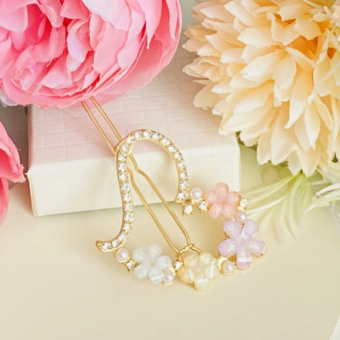 Agrafa Par Inima & Flori Colorate, Accesorii Par [7]