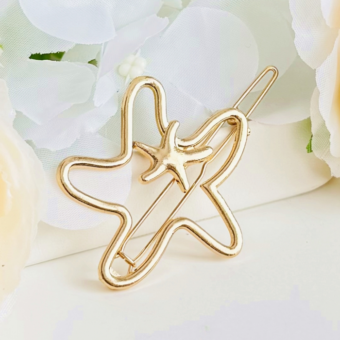 Agrafa Par Stea de Mare, Agrafa de Par, Accesorii Par, Clama metal [4]