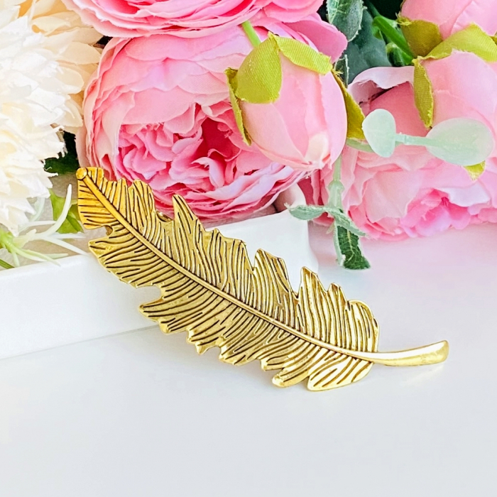 Clama Pana Aurie, Agrafa de Par, Accesorii Par, Clama metal [2]