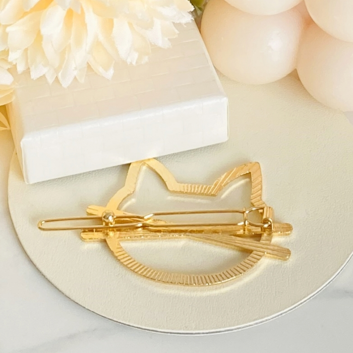 Martisor Agrafa de par Pisica Aurie, Accesorii Par [7]