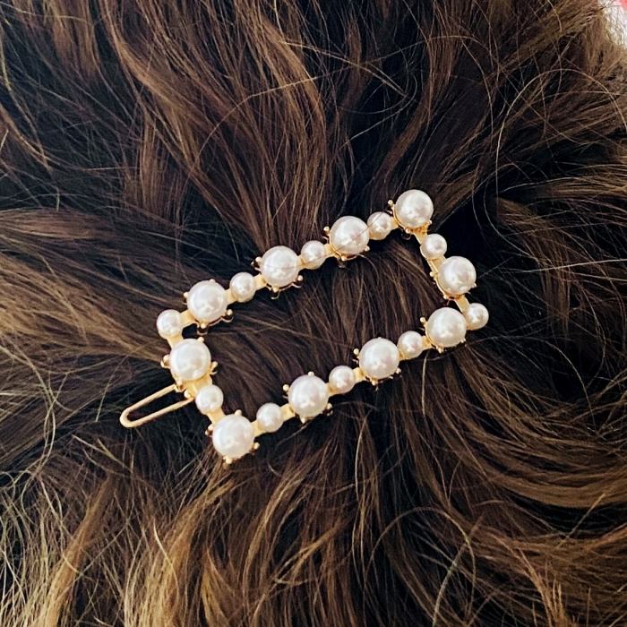 Agrafa de Par Perle, Accesorii Par, Clama metal [4]