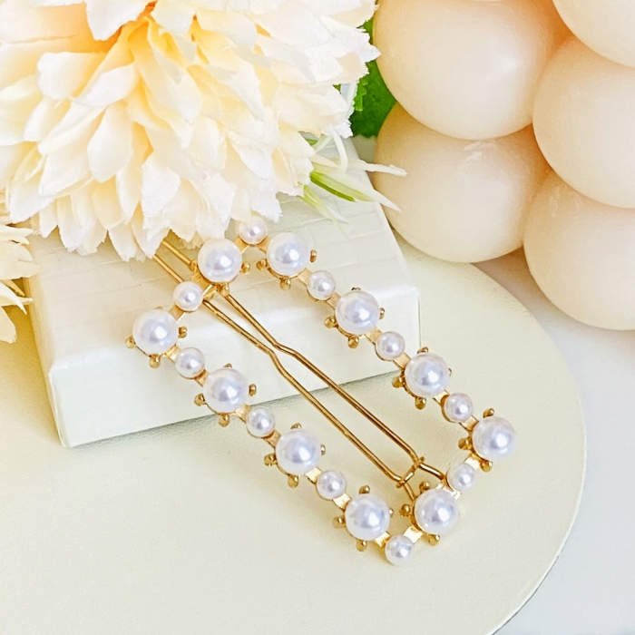 Agrafa de Par Perle, Accesorii Par, Clama metal [3]