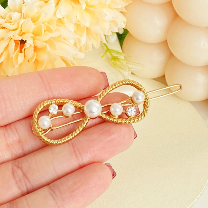 Agrafa de Par Semnul Infinitului, Agrafa de Par, Accesorii Par, Clama metal [4]