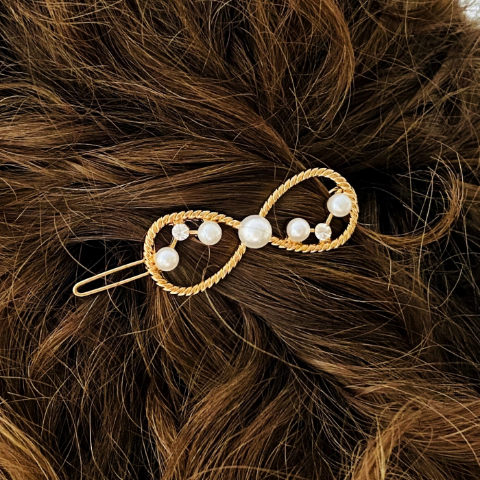 Agrafa de Par Semnul Infinitului, Agrafa de Par, Accesorii Par, Clama metal [1]