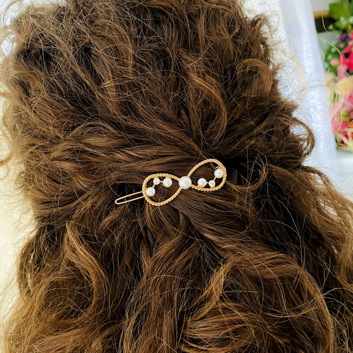 Agrafa de Par Semnul Infinitului, Agrafa de Par, Accesorii Par, Clama metal [7]