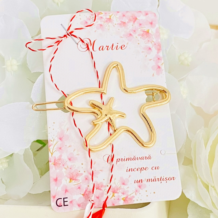 Agrafa Par Stea de Mare, Agrafa de Par, Accesorii Par, Clama metal [4]