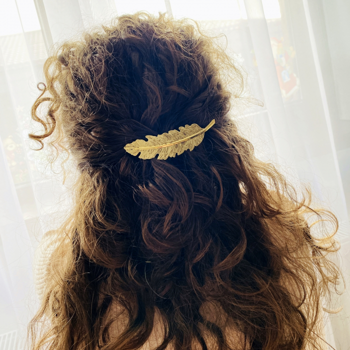 Clama Pana Aurie, Agrafa de Par, Accesorii Par, Clama metal [2]