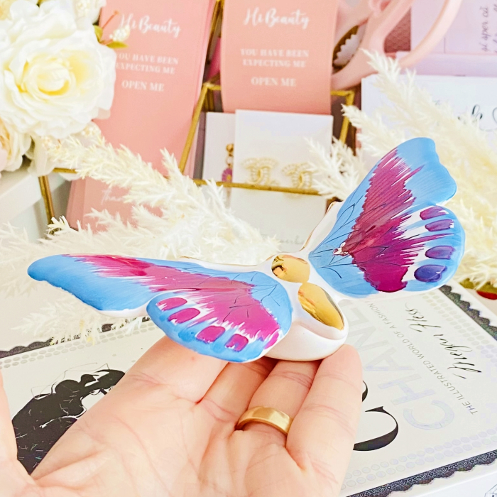 Decoratiune Vintage Fluture, Portelan Vintage [3]