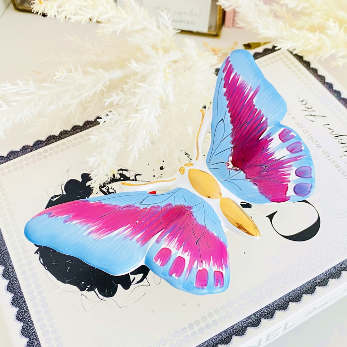 Decoratiune Vintage Fluture, Portelan Vintage [1]