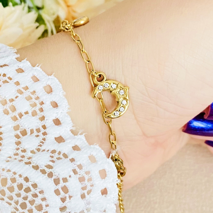 Bratara Cheia Inimii Otel Inoxidabil, Bijuterii Inox, Bratari Dama [3]