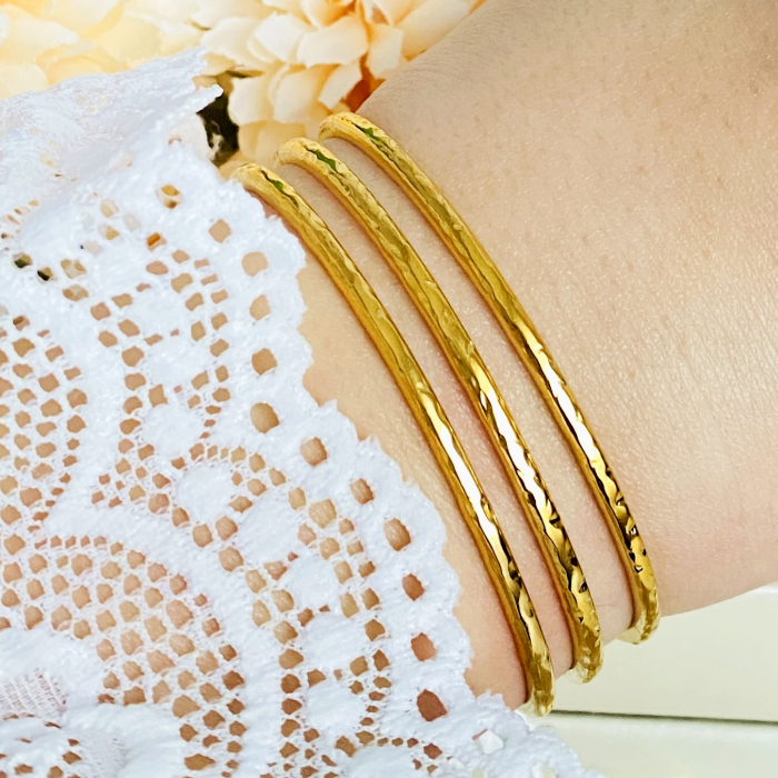 Bratara Bangle Aurie - Otel Inoxidabil, Bijuterii Inox, Bratari Dama [4]