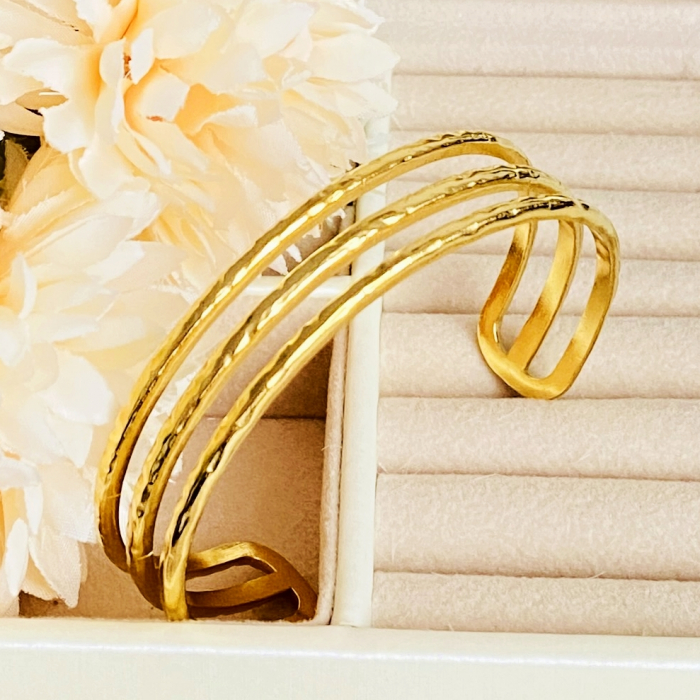 Bratara Bangle Aurie - Otel Inoxidabil, Bijuterii Inox, Bratari Dama [6]