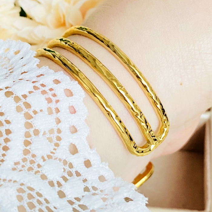 Bratara Bangle Aurie - Otel Inoxidabil, Bijuterii Inox, Bratari Dama [7]