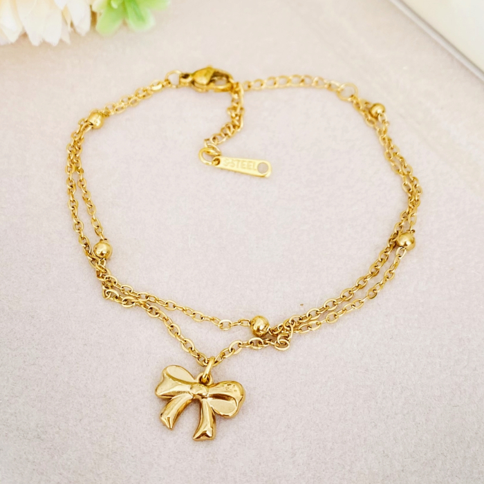 Bratara Dubla Fundita Otel Inoxidabil, Bijuterii Inox, Bratari Dama [4]