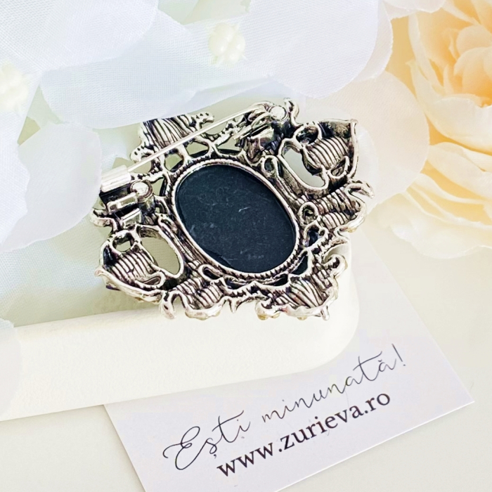 Brosa Camee Albastra, Brose Dama, Brose Elegante [8]