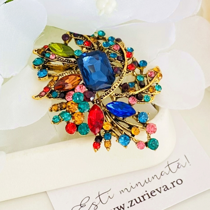 Brosa Cristale Colorate, Brose Dama, Brose Elegante [5]