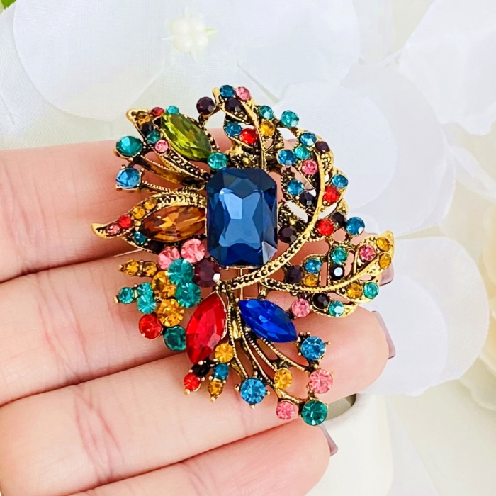 Brosa Cristale Colorate, Brose Dama, Brose Elegante [3]