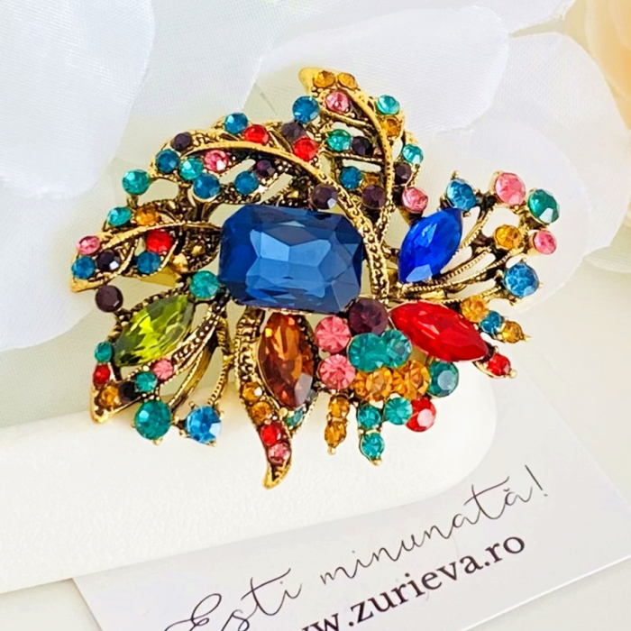 Brosa Cristale Colorate, Brose Dama, Brose Elegante [6]