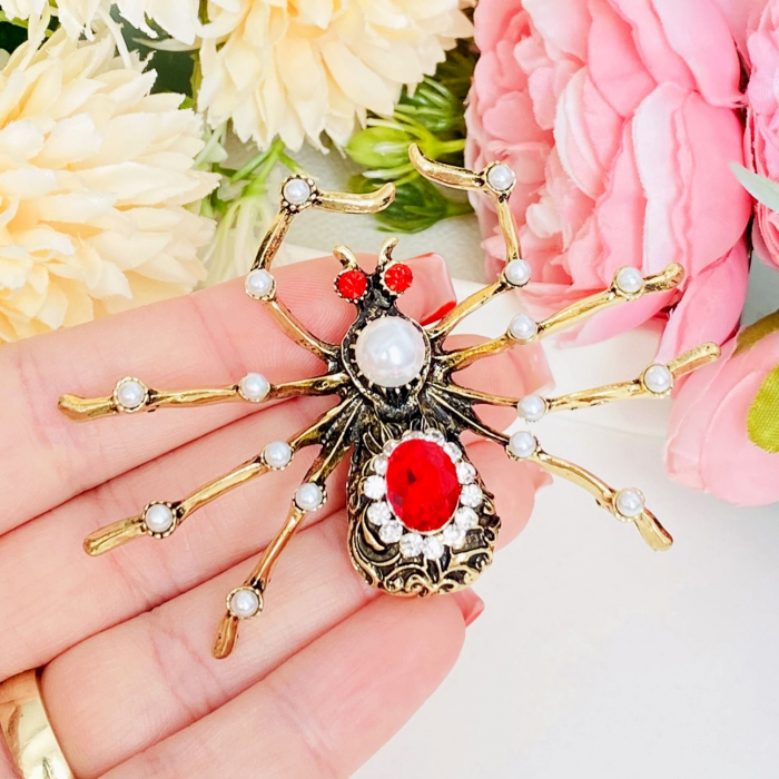 Brosa Vintage Spider, Brosa Dama Femei [3]