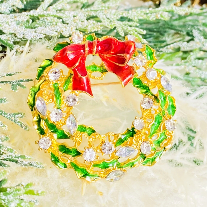 Brosa Ghirlanda Craciun, Brosa Statement, Brose Femei [4]