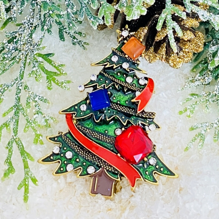 Brosa Brad Impodobit Craciun, Brosa Statement, Brose Femei [5]